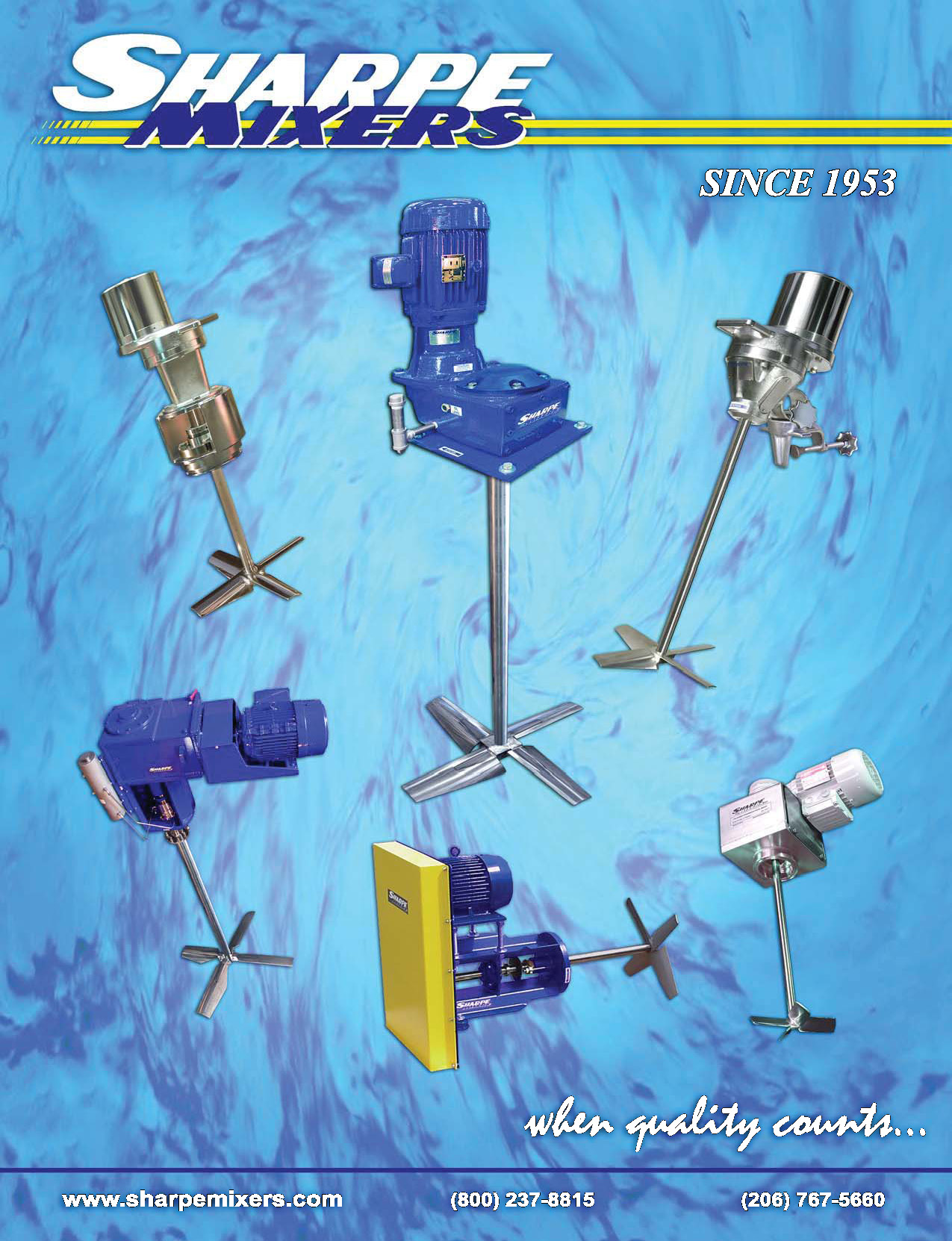 SHARPE MIXERS COMPANY BROCHURE PROVIDES FLUID MIXING PRODUCTS AND ...